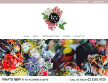 Tablet Screenshot of ivyflowersandgifts.com